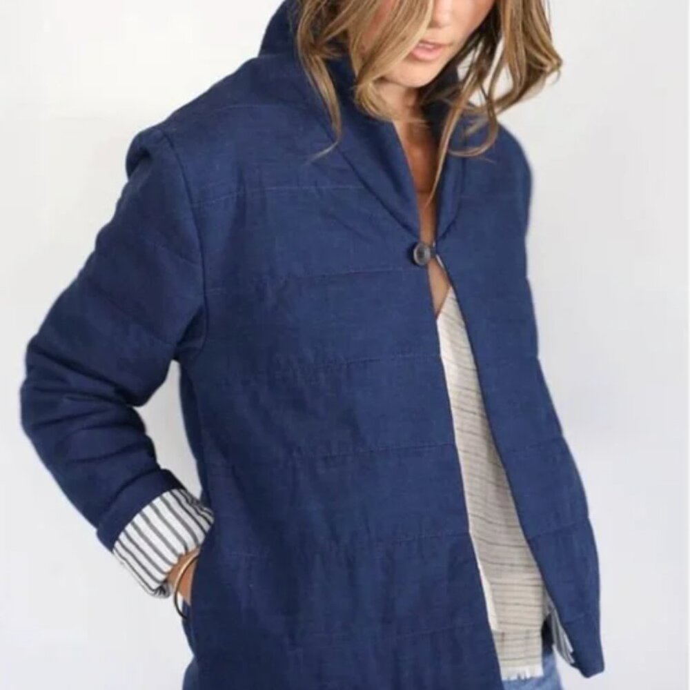 Pietsie Quilted Chore Jacket Japanese Cotton Small